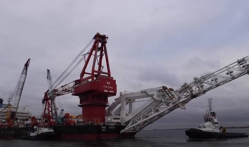 美国警告对俄制铺管驳船“财神”实施制裁