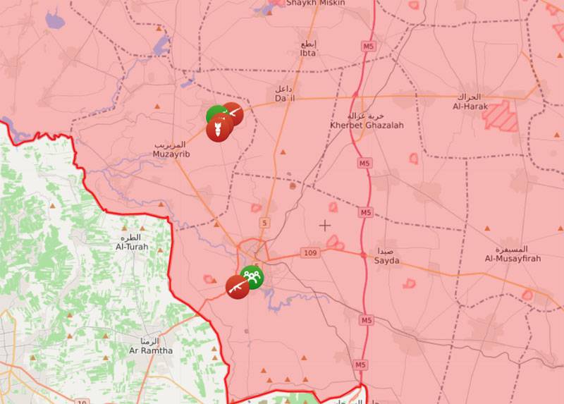 En el sur de Siria, se reanudaron las hostilidades: unidades de la 4a división SAA están luchando con el enemigo