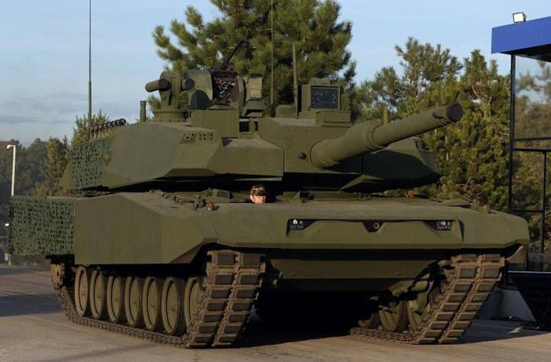 Chassis from Leopard 2A4: Turkey presented a variant of the Altay tank