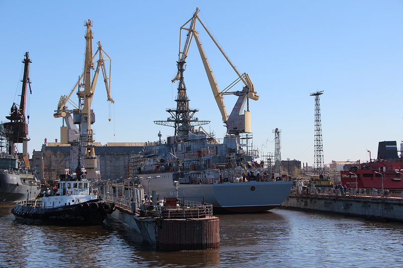 En el "Severnaya Verf" anunció la fecha de entrega del cobertizo para la construcción de barcos en la zona oceánica