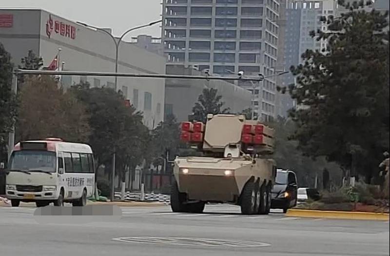 Uma foto de um novo complexo antiaéreo de curto alcance chinês apareceu na web