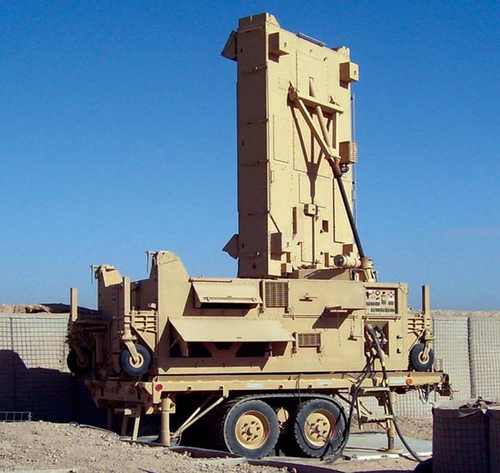 Radar de contre-batterie de l'armée américaine