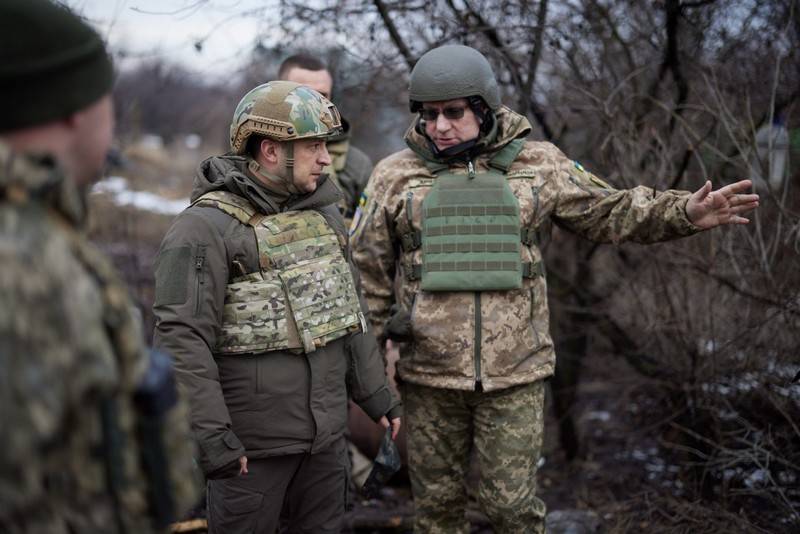 Selenskyj warf der LDNR vor, den Waffenstillstand im Donbass gestört zu haben