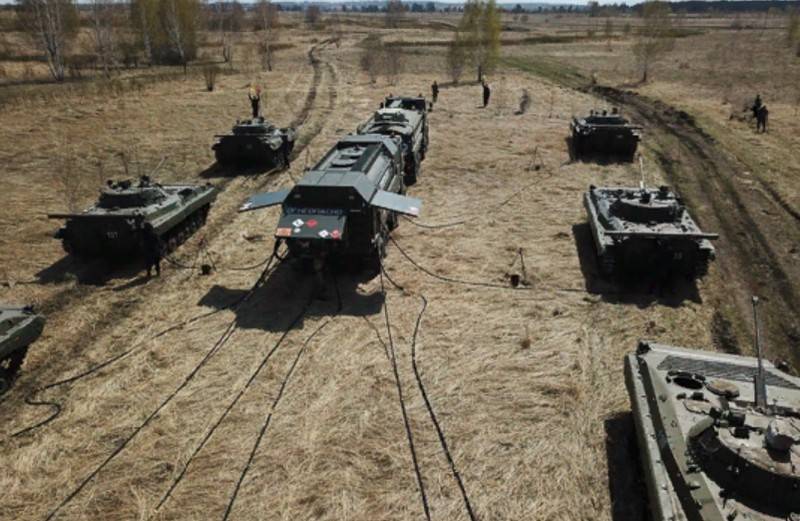 Für die Ausrüstung der russischen Armee wurden Tankwagen eingesetzt, die einem Geschoss vom Kaliber 7,62 mm standhalten.