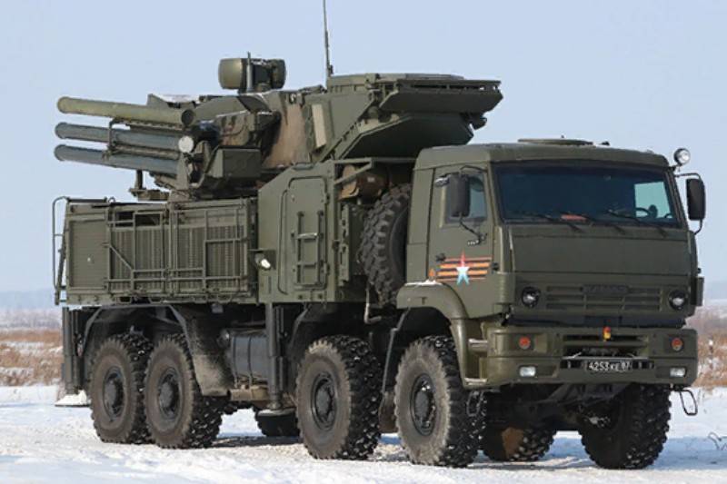 The export version of the Pantsir-S1M air defense missile system was first shown abroad