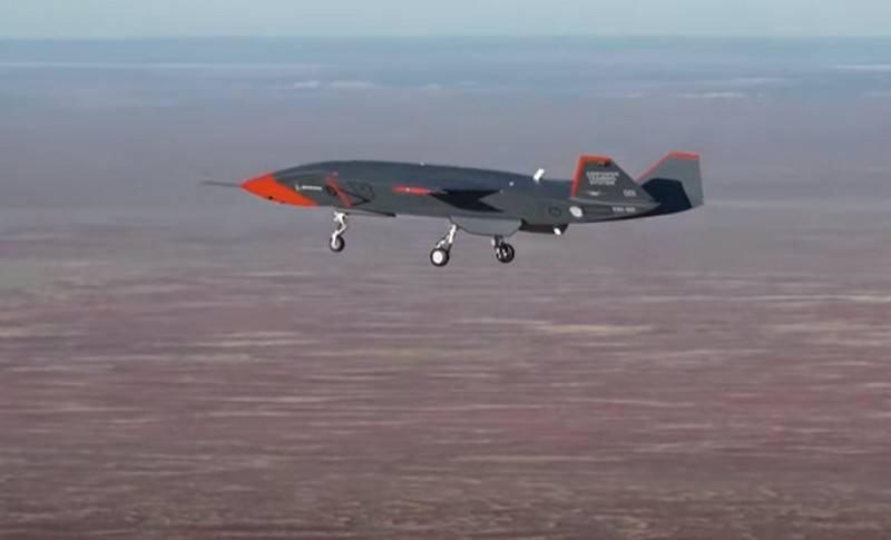 Boeing unmanned wingman Loyal Wingman takes off