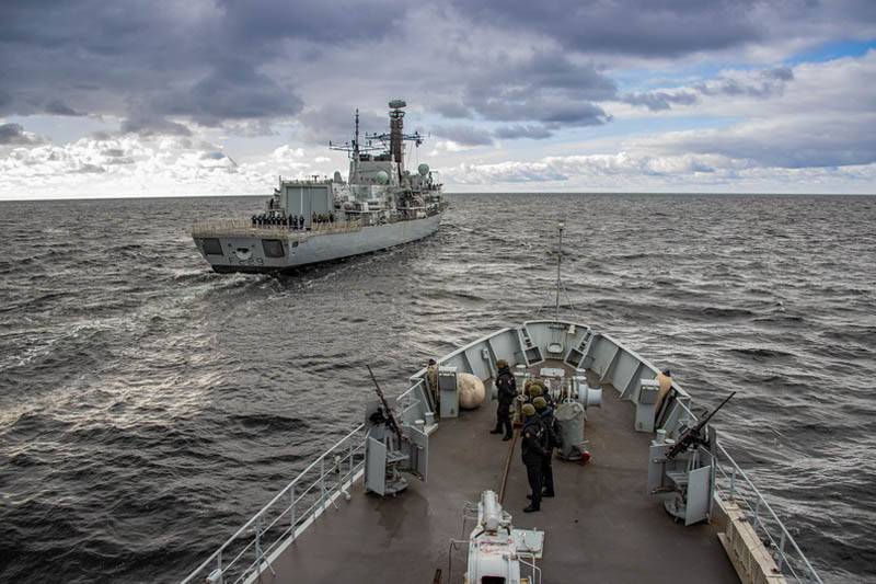 "There was also live anti-submarine fire": The ships of the Baltic naval forces took part in the expeditionary operation under British command