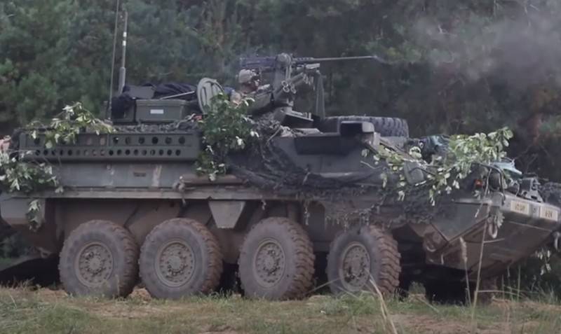 "Pela segurança de um aliado da OTAN": os EUA fornecerão à Macedônia do Norte um porta-aviões blindado Stryker