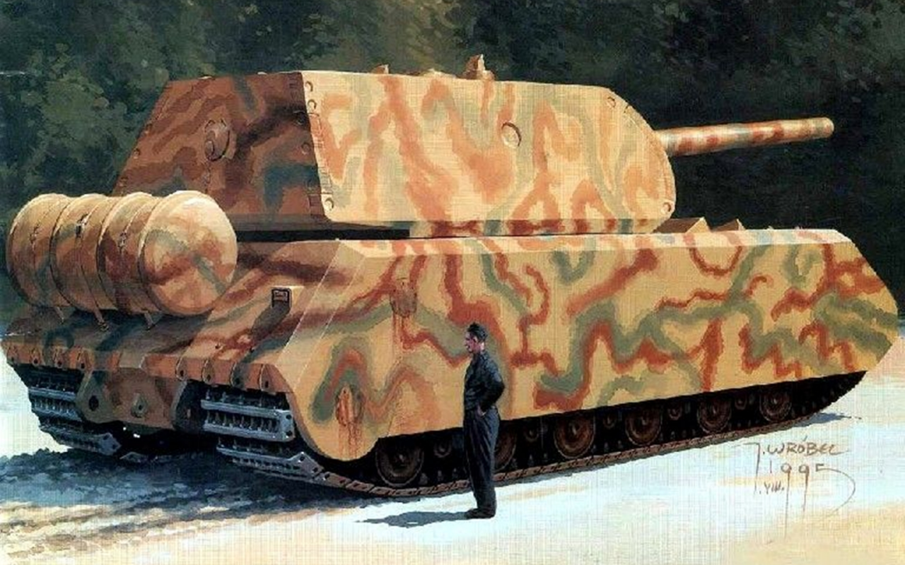 戦車 マウス 手ごわい武器 装甲部隊 46 または0トンの ハンドルのないスーツケース