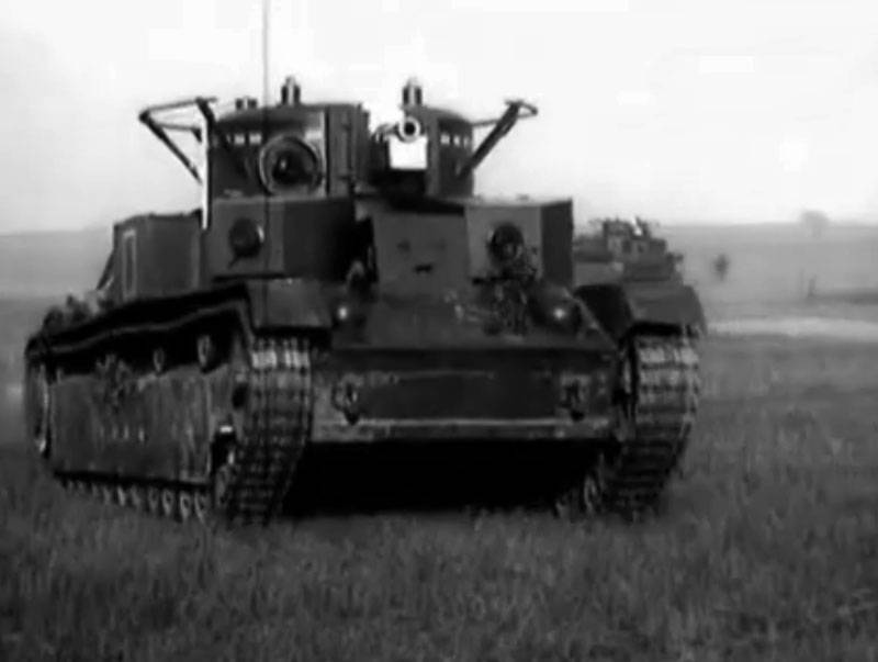 Soviet tanks of the pre-war period and the Great Patriotic War: three-turret T-28