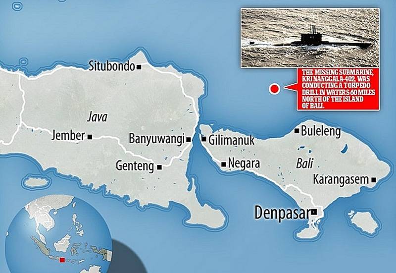インドネシアの潜水艦KRIナンガラの死因の可能性-402