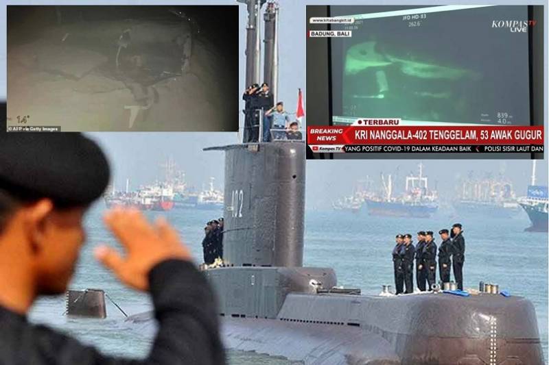 Вероятные причины гибели индонезийской подводной лодки KRI Nanggala-402