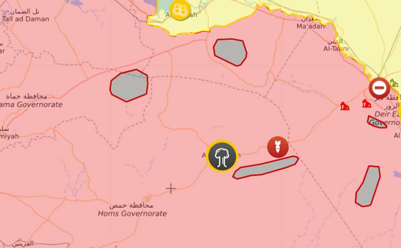 シリアからの報告：ロシア航空宇宙軍はBetAB-500航空爆弾を使用してISIS過激派に対する作戦を実施している