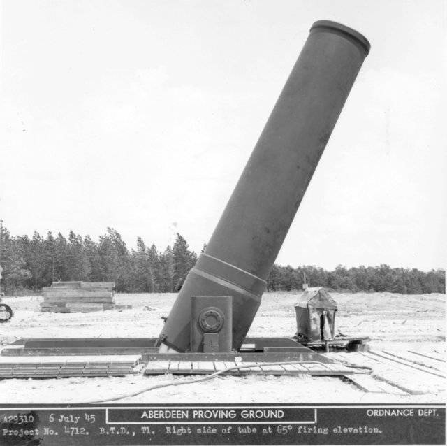 Khẩu súng lớn nhất trong lịch sử chưa từng tham chiến. Mortar Little David