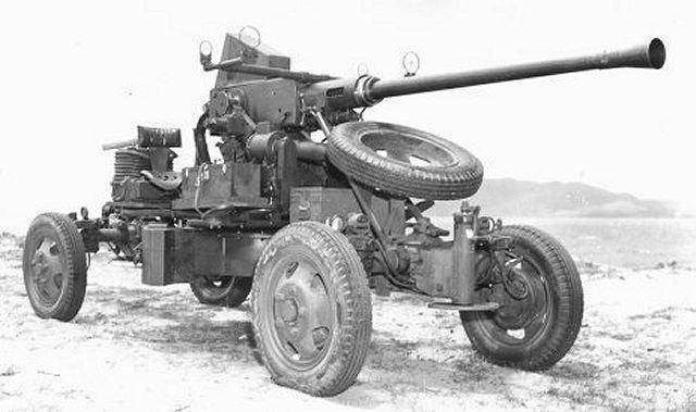 二战时期高射机枪图片