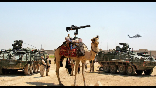metralhadora de camelo gatling