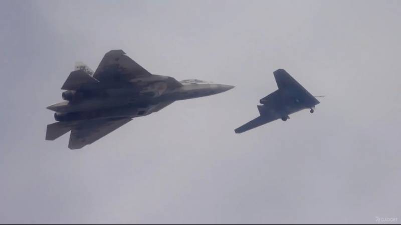 Человек и робот: Су-57 дополняют ударными БПЛА