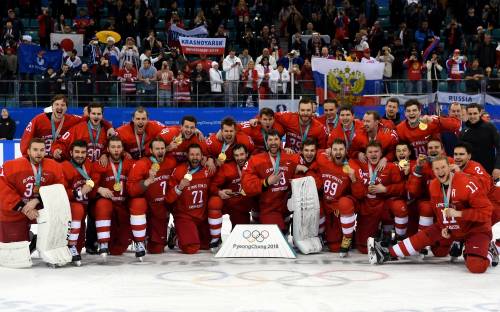 נבחרת רוסיה בהוקי קרח 2018