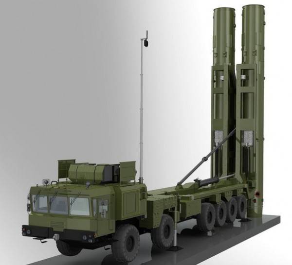 Kompleks Nudol dengan latar belakang komponen pertahanan rudal lainnya