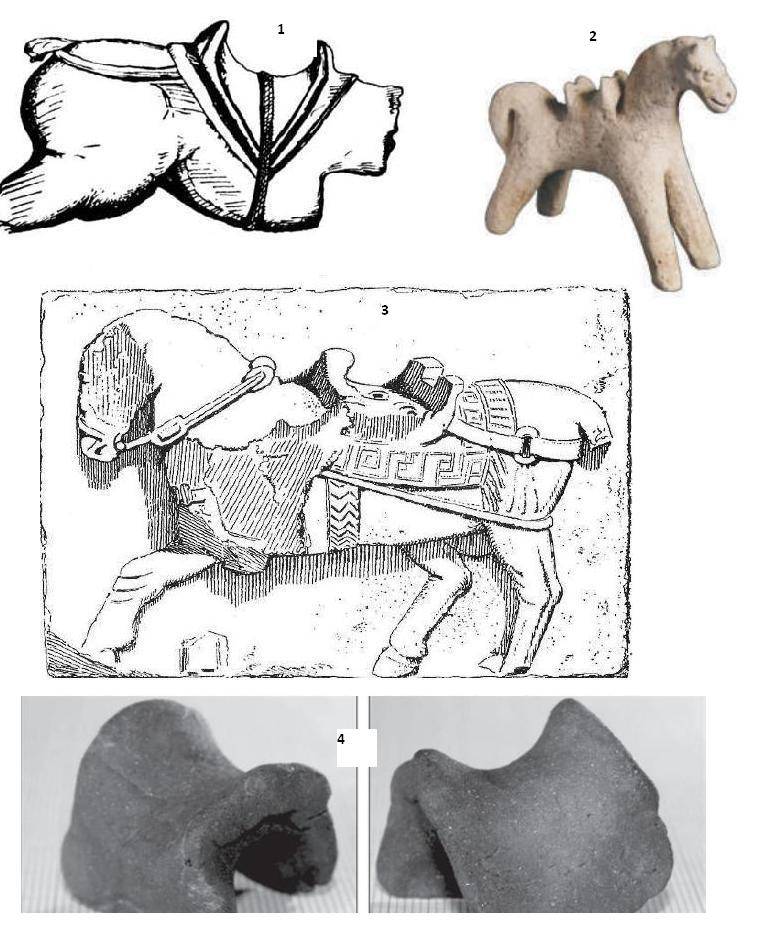 প্রাচীনত্বের ক্যাটফ্রাক্ট। স্যাডল, বর্শা, ramming. এবং কোন stirrups