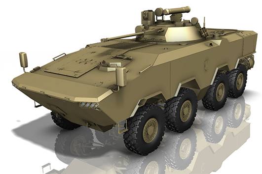 Volat V-2. Modern armored personnel carrier for the Belarusian army