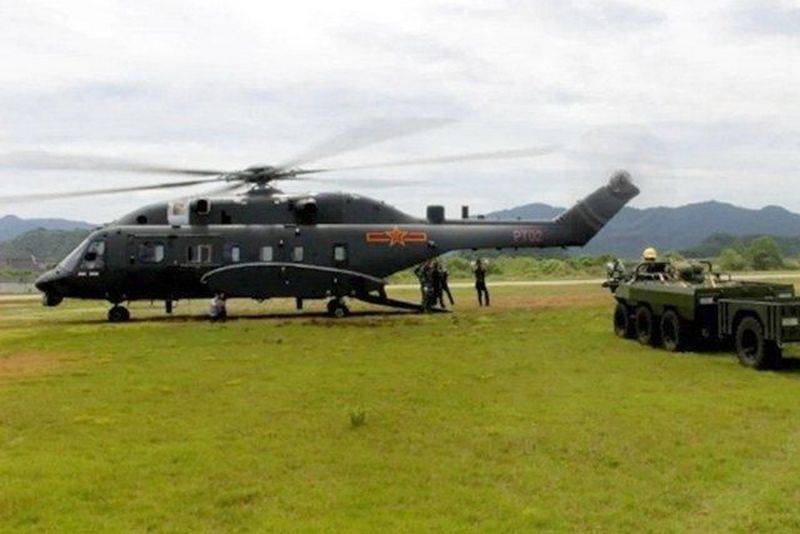 Helikopter militer baru Z-8L memulai debutnya di China