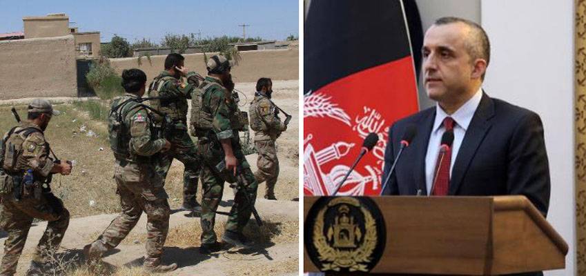 아프가니스탄 저항군의 지도자라고 자처한 살레 부통령은 