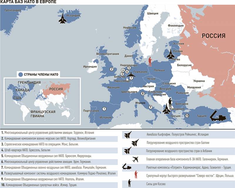 Сколько установок на украине. Натовские базы в Европе карта. Страны НАТО на карте. 1997 Год базы НАТО В Европе. Границы НАТО С Россией на карте.