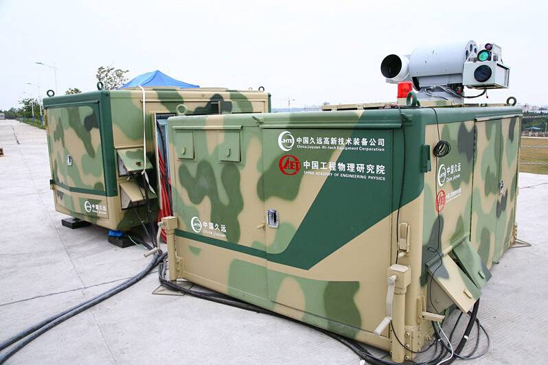 Lasers de combat de défense aérienne chinoise