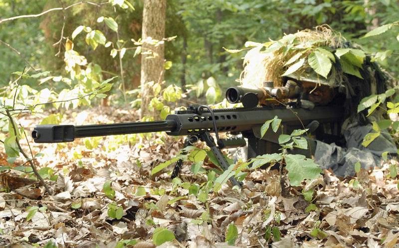 Modern American 12,7mm sniper rifles