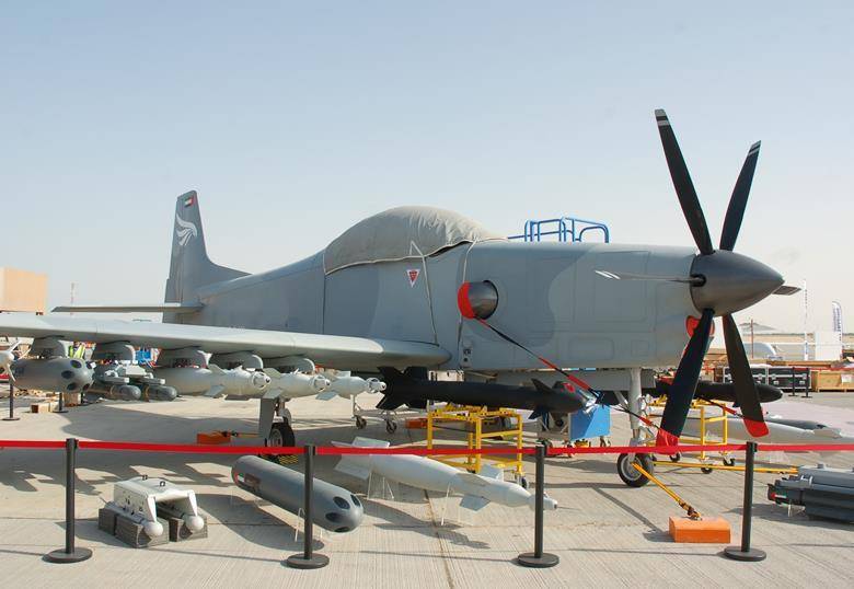 Prometedor avión de ataque turbohélice Calidus B-350
