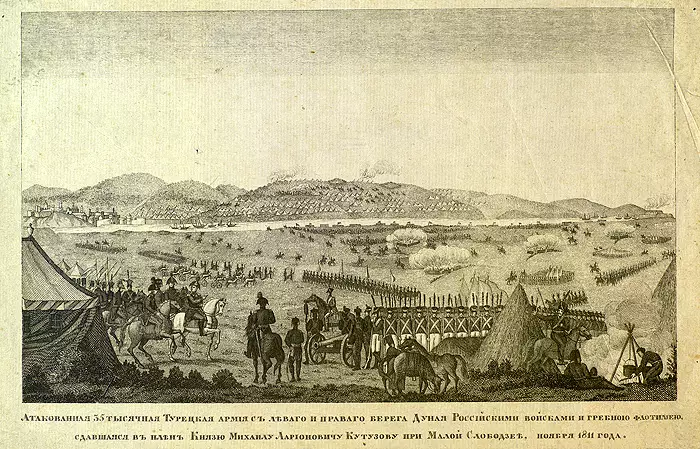 Come Kutuzov distrusse l'esercito turco nella battaglia Ruschuksko-Slobodzeya
