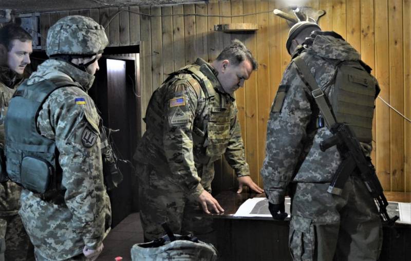 На Украине обсуждают публикацию штабом ООС данных о прибытии офицеров США на передовые позиции ВСУ на Донбассе