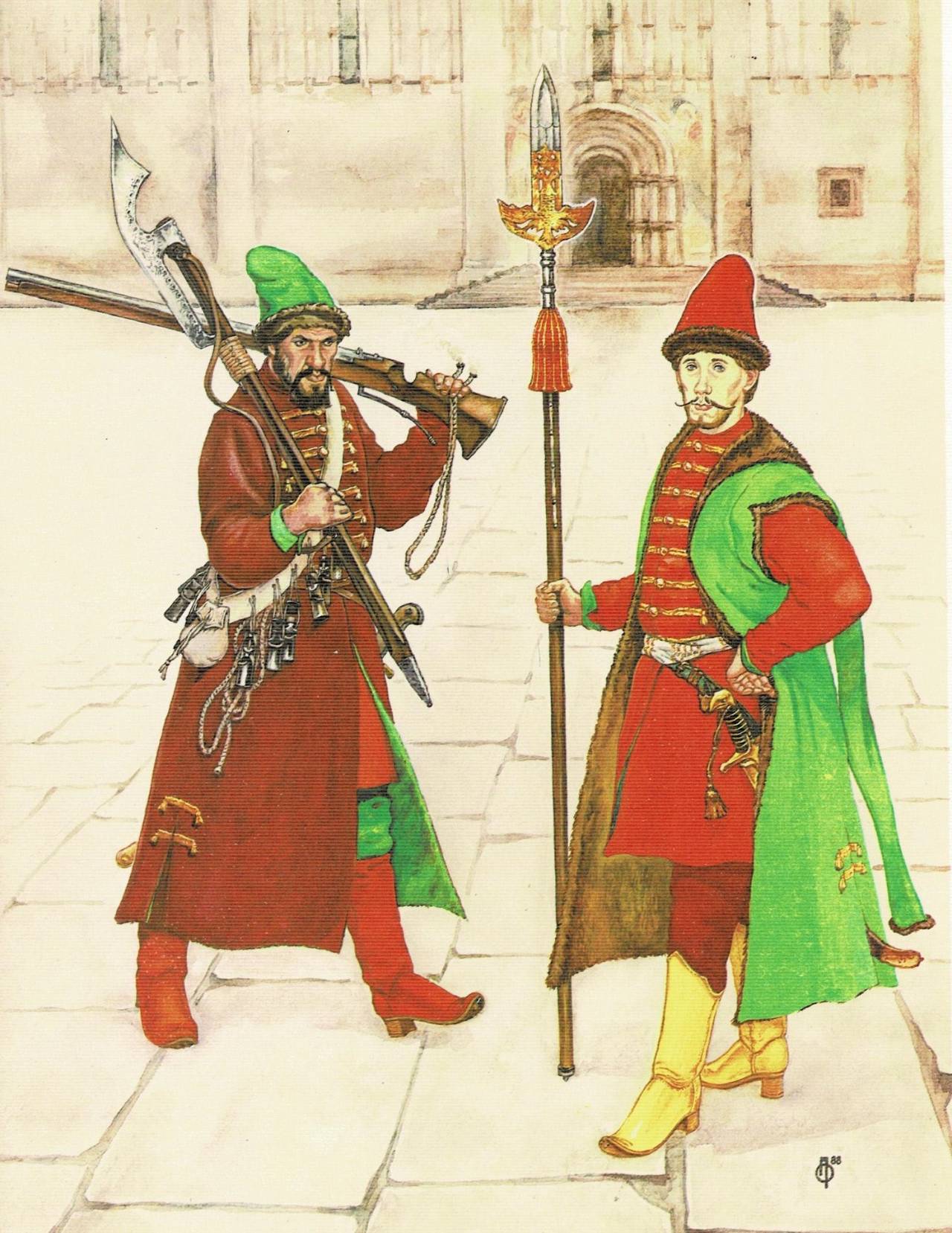 Стрельцы служилые люди 17 века