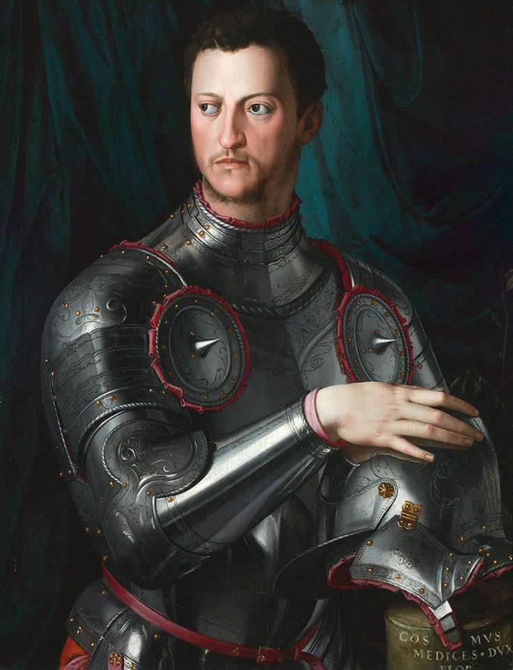Рыцари в доспехах на портретах