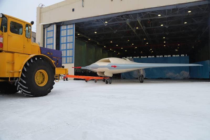 UAV S-70 "Okhotnik" before new tests