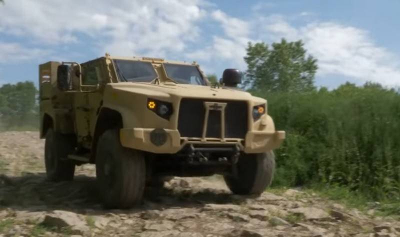 In the United States developed a hybrid low-noise armored car eJLTV