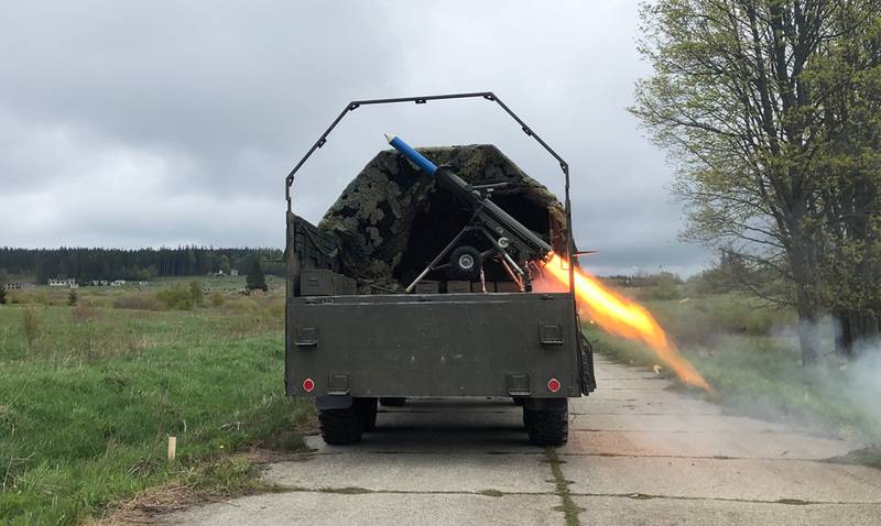 «Гектар минного поля - за считанные минуты»: чешская армия отправляет в Латвию постановщика мин MV-3