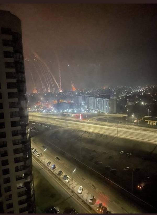 Бои за Киев в течение ночи шли на нескольких направлениях