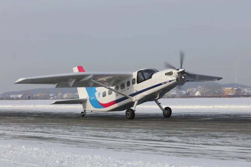 Light multi-purpose aircraft LMS-901 "Baikal" took off