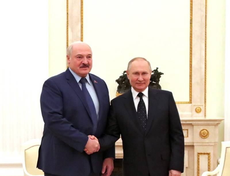 Президент России на встрече с Лукашенко: На переговорах с украинской стороной наметились позитивные сдвиги