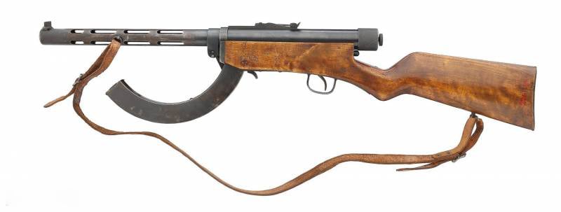 "Own and others." Submachine gun "Suomi" M26