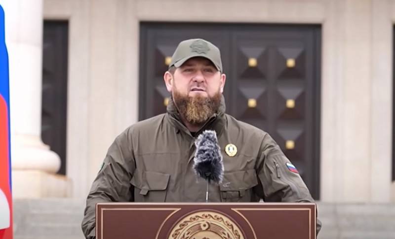 Глава Чеченской республики Рамзан Кадыров прибыл на Украину
