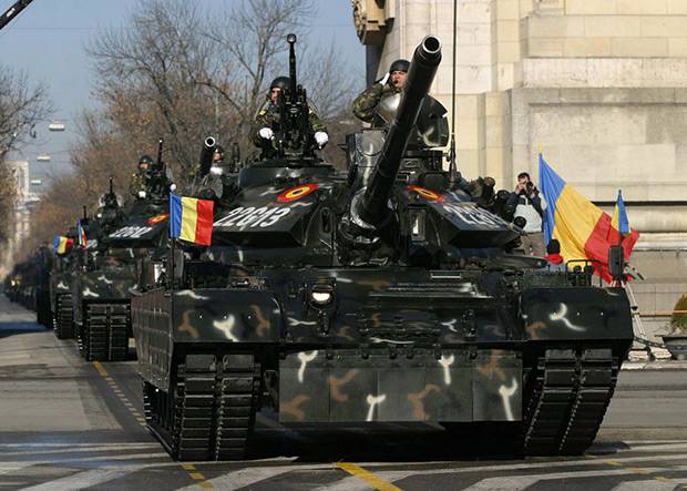 La Roumanie comme une menace possible pour la RMP
