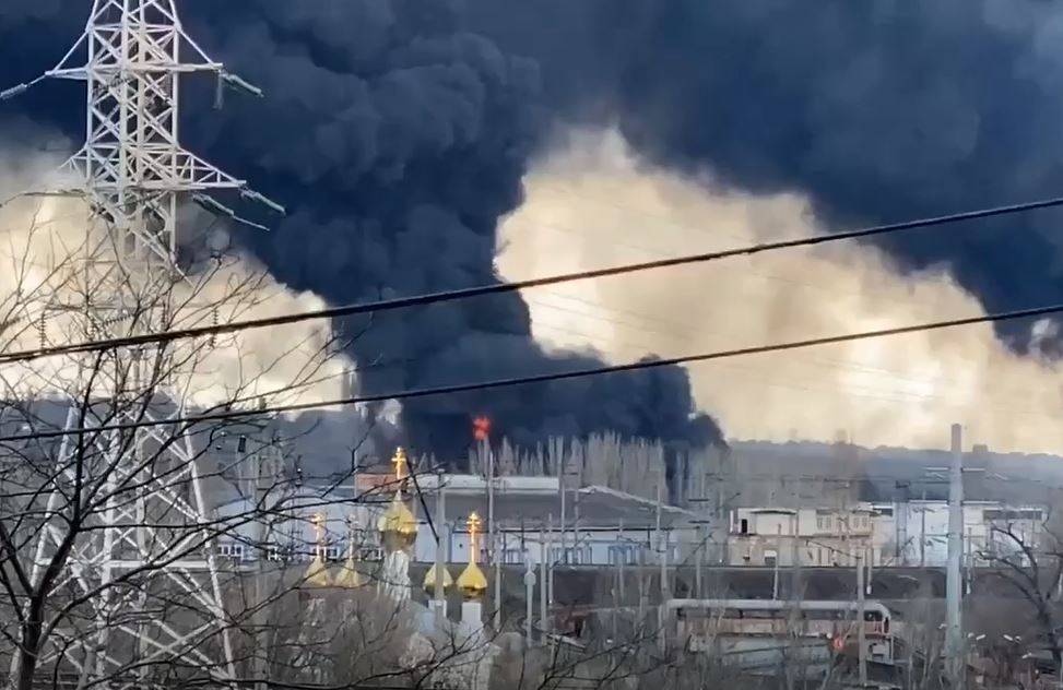 Ракетная тревога сегодня. Нефтеперерабатывающий завод в Одессе.