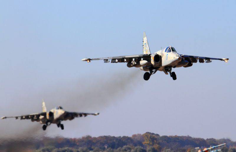 On a appris que l'Ukraine avait reçu un gros lot d'avions d'attaque Su-25 de la présence de l'armée de l'air d'Europe de l'Est