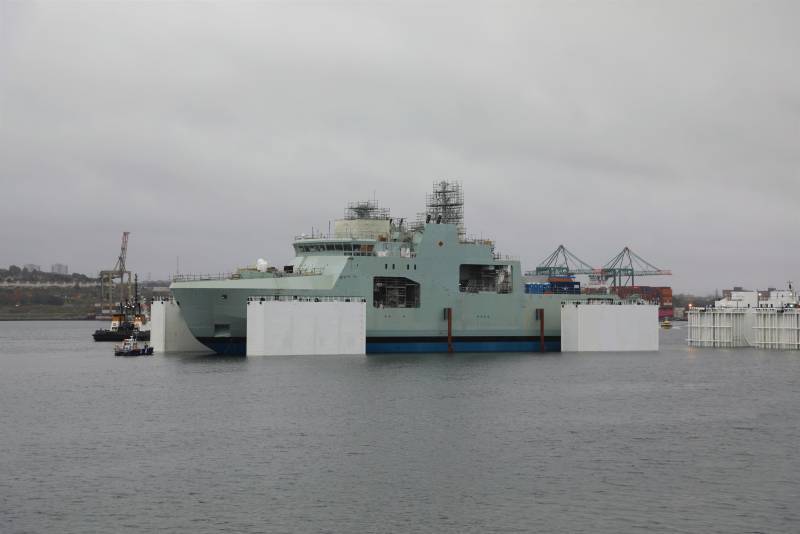 Краљевска канадска морнарица се спрема да преузме трећи арктички патролни ледоломац ХМЦС Мак Бернаис