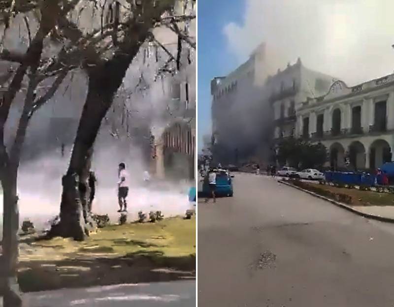 Мощный взрыв в центре Гаваны, проверяется версия теракта
