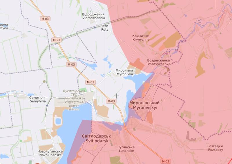 Российские войска освободили ещё несколько населённых пунктов к юго-западу от Попасной