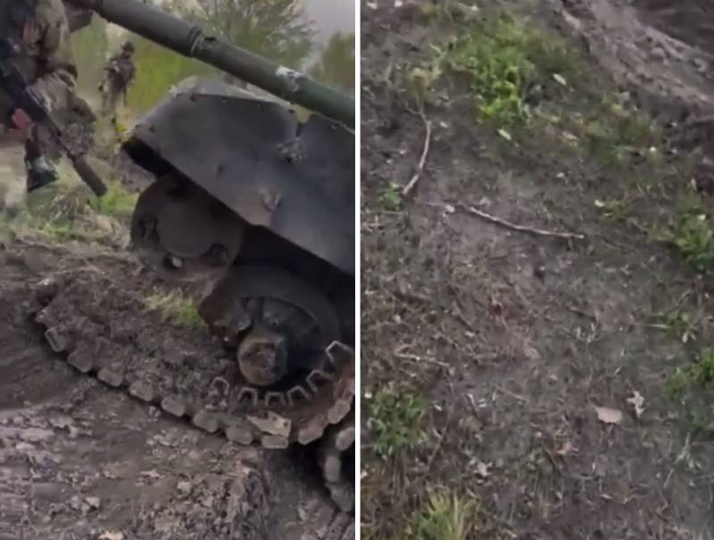 Подорвавшийся на мине танк Т-72Б3 выступил в роли наживки - украинский отряд попал в засаду на Донбассе